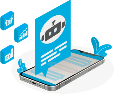 imagem de celular com conversa de texto